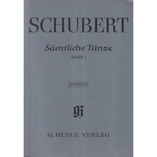 Samtliche Tanze - Vol. 1 - para piano Exemplar Antigo
