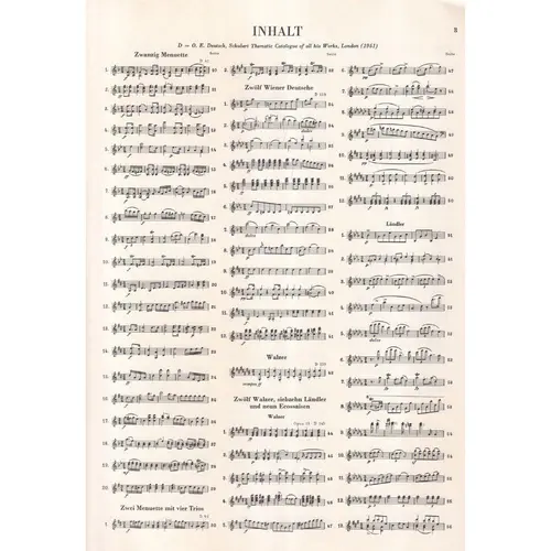 Samtliche Tanze - Vol. 1 - para piano Exemplar Antigo