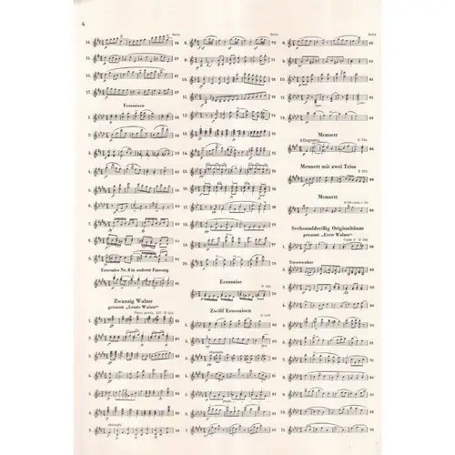 Samtliche Tanze - Vol. 1 - para piano Exemplar Antigo