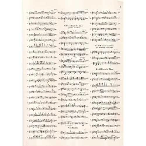 Samtliche Tanze - Vol. 1 - para piano Exemplar Antigo