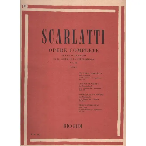 Opere Complete per clavecembalo - vol VII