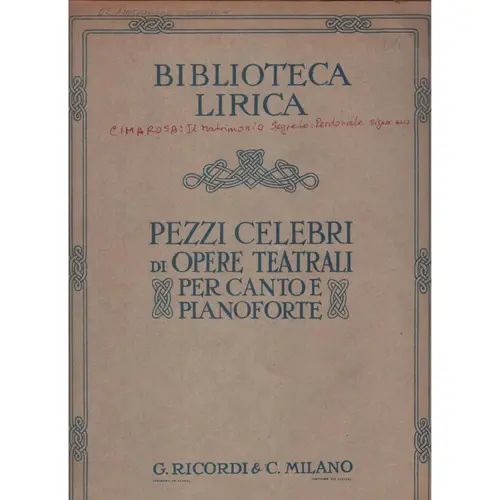 Matrinonio Segreto - Perdonate, Signor..  (Edição Antiga)