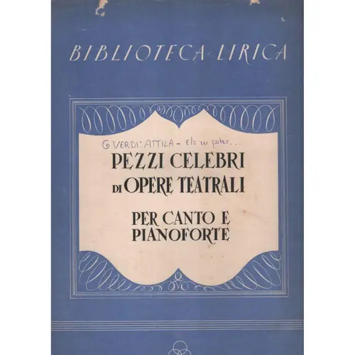 Attila - Cavatina - Ella In Poters..  (Edição Antiga)