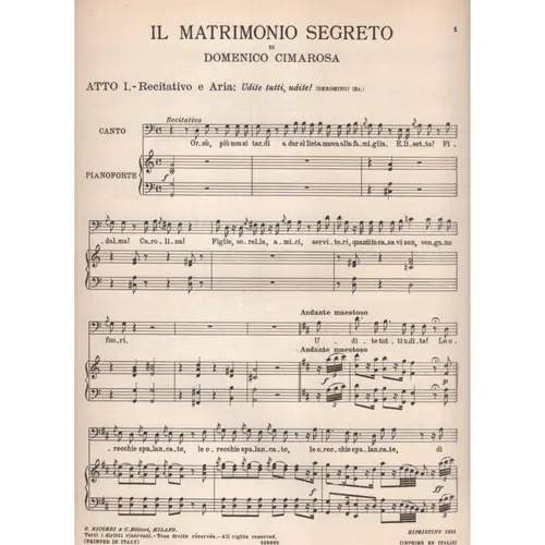 Matrimonio Segreto - Udite Tutti, udite!