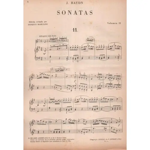 Sonatas Para Piano - Vol.2  (Edição Antiga)
