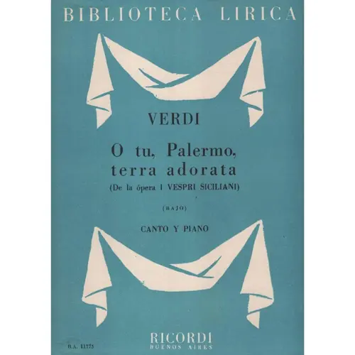 Vespri Siciliani (I) - O Tu, Palermo,..  (Edição Antiga)