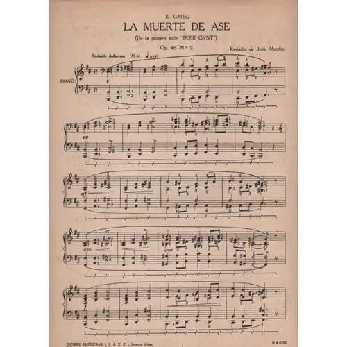 A Morte Do Asno Op.46 N.2
