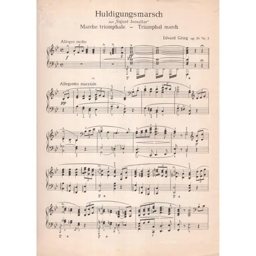 Huldigungsmarsch - Op.56 N.3