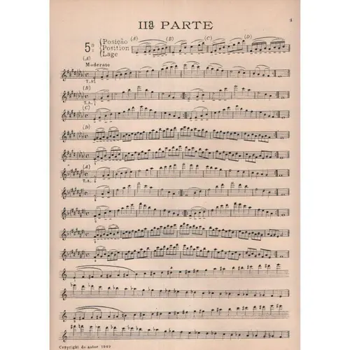 Método para o estudo das posições do violino - parte 2 (4a, 5a e 6a posição)