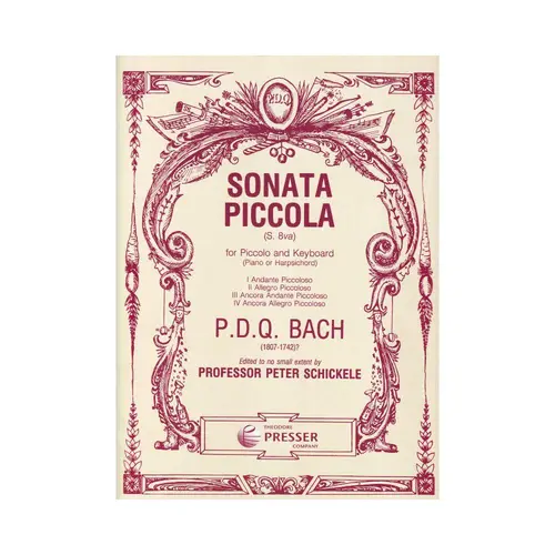 Sonata Piccola For Piccolo And Keyboard
