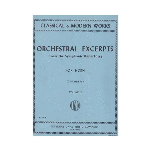 Orchestral Excerpts for horn Vol.02