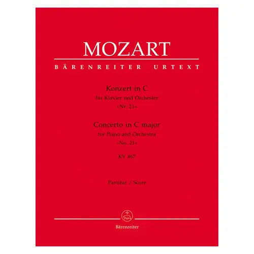 Concerto for Piano and Orchestra no. 21 in C major KV 467