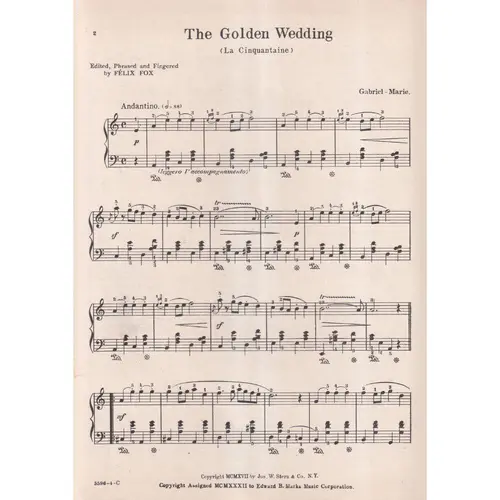 The Golden Wedding   (Edição Antiga)