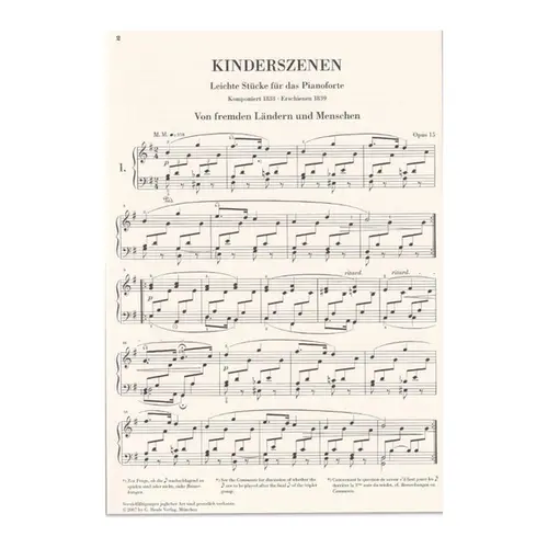 Kinderszenen - Op.15 - Urtext