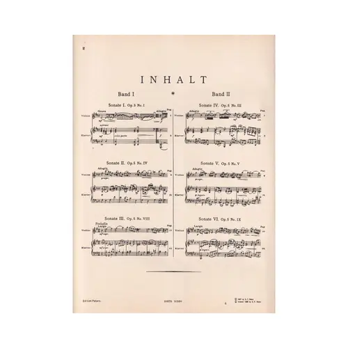 Sonaten Vol.II -Op.5 (N.3,5,9)