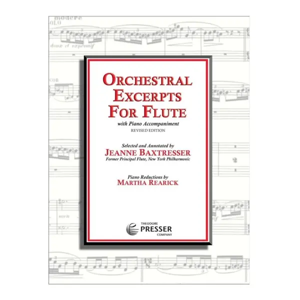 Orchestral Excerpts For Flute With Piano Accompaniment