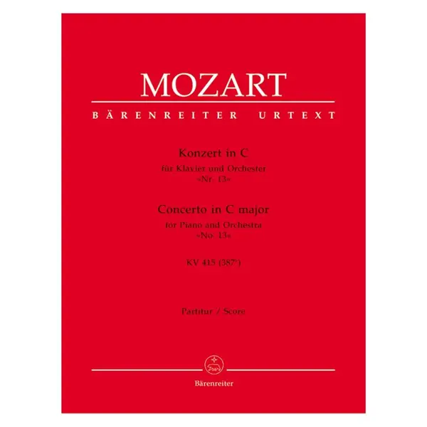 Concerto for Piano and Orchestra no. 13 in C major K. 415 (387b)