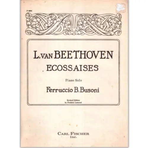 Ecossaises piano solo