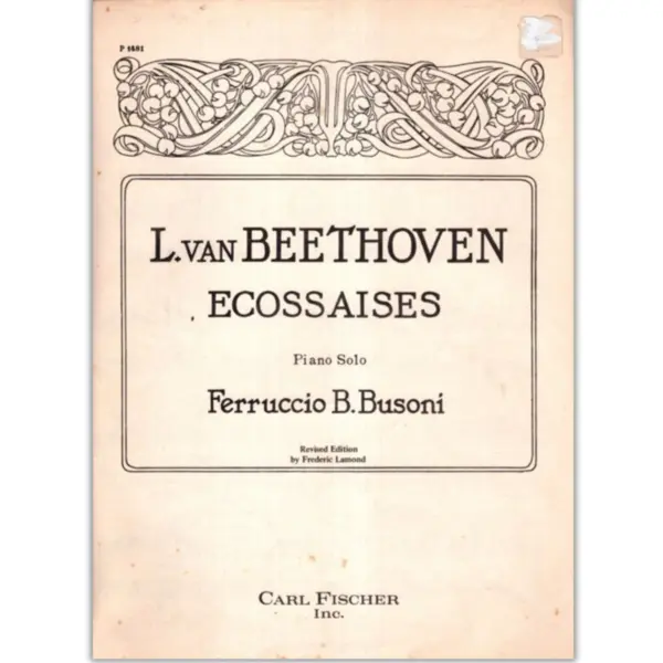 Ecossaises piano solo
