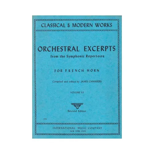Orchestral Excerpts for horn Vol.06