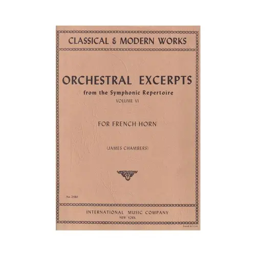 Orchestral Excerpts for horn Vol.06