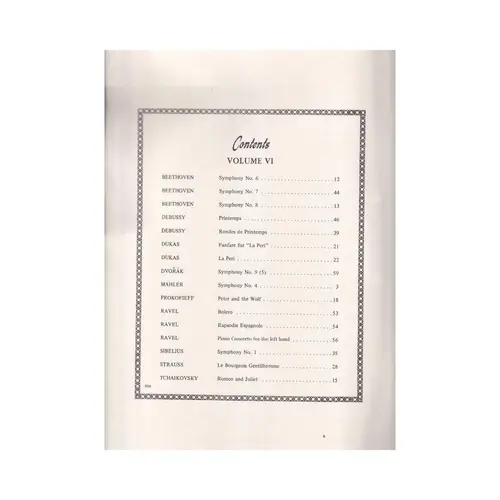Orchestral Excerpts for horn Vol.06
