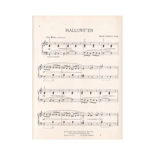Halloween for piano