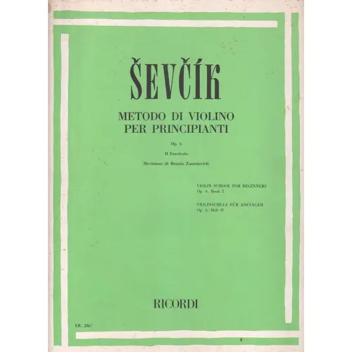 Método Di Violino Per Principianti - Op.6 n.2