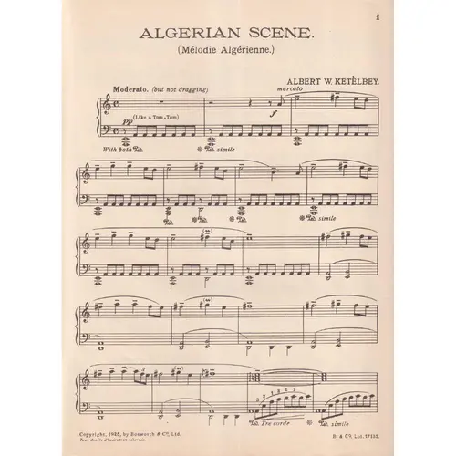 Algerian Scene   (Edição Antiga)