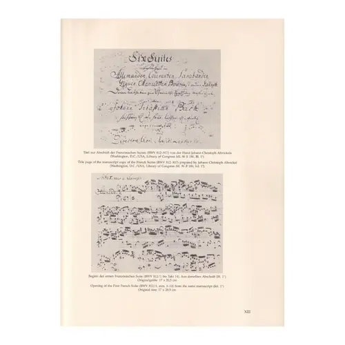 The six French Suites Bwv 812-817, 814a, 815a