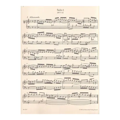 The six French Suites Bwv 812-817, 814a, 815a