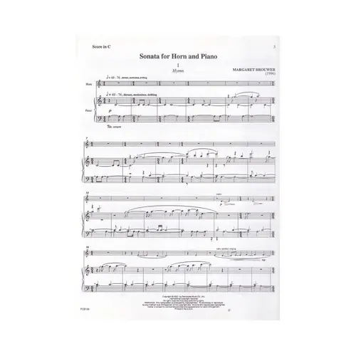 Sonata For Horn