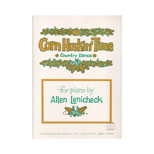 Corn Huskin` Time for piano