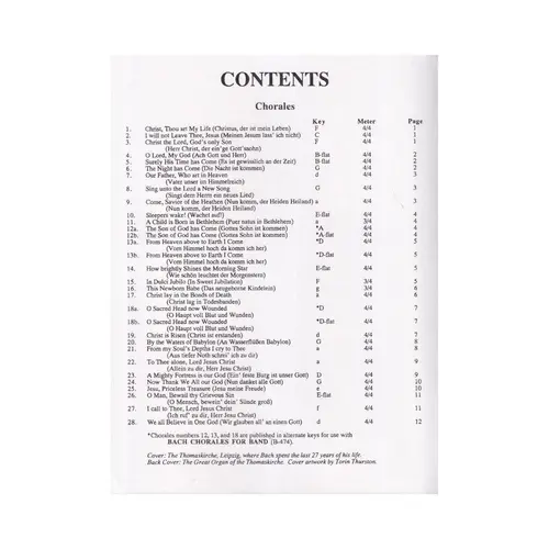 Bach Chorales For Strings (28 Chorales) - Double Bass