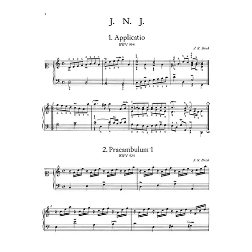 Klavierbuchlein Fur Wilhelm Friedemann Bach