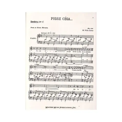 Serestas Book 1: Ns.1-6 For Voice And Piano