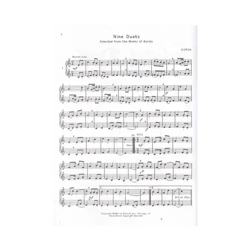 Selected Duets For Cornet Or Trumpet - Volume 1 - Easy To Medium