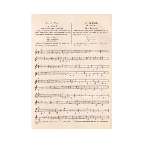 Hermann - Violin School - Vol.1