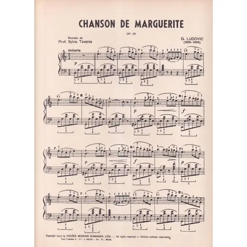Chanson De Marguerite - Op.33