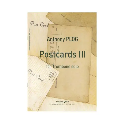 Postcards III For Trombone Solo