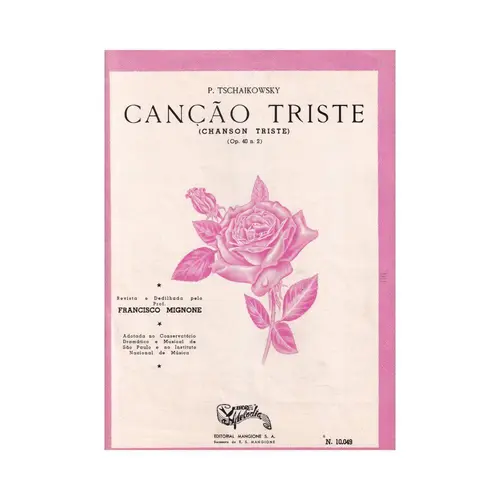 Canção Triste - Op.40 N.2  (Edição Antiga)