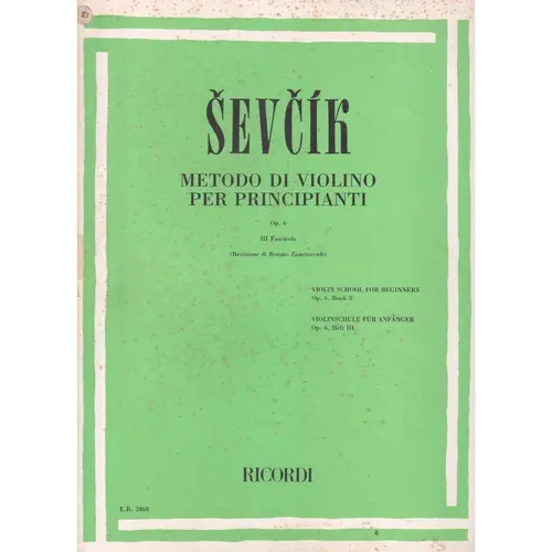 Método Di Violino Per Principianti - Op.6 N.3