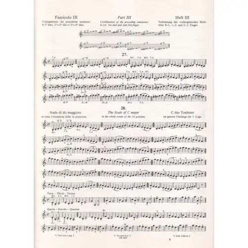 Método Di Violino Per Principianti - Op.6 N.3
