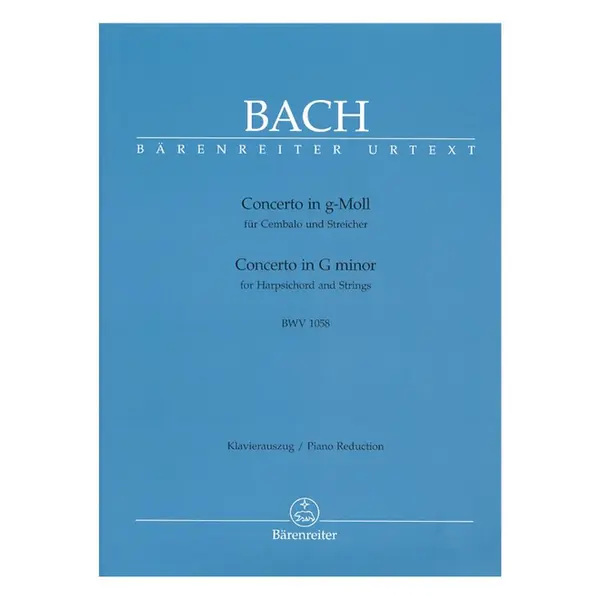 Concerto In G-Moll Fur Cembalo Und Streicher - Bwv 1058