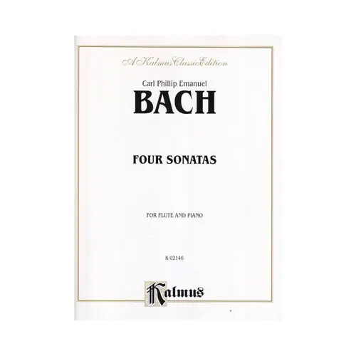 Four Sonatas For Flute And Piano