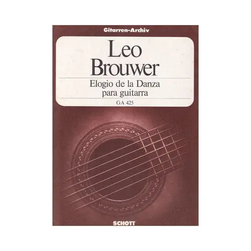 Elogio de la danza para guitarra