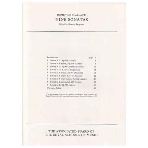 Nine Sonatas