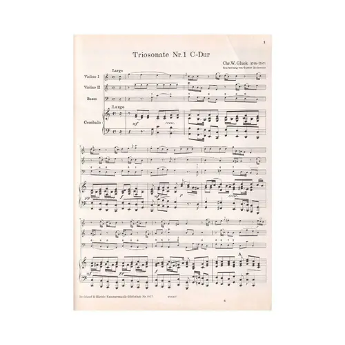 Triosonate N.1 - C Dur