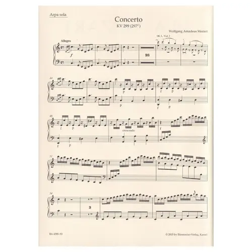 Concerto for Flute, Harp and Orchestra C major K. 299 (297c)