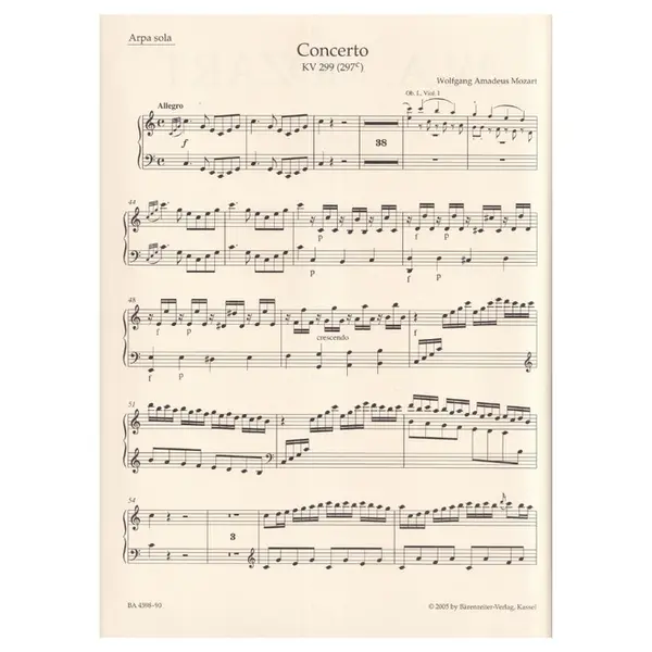 Concerto for Flute, Harp and Orchestra C major K. 299 (297c)